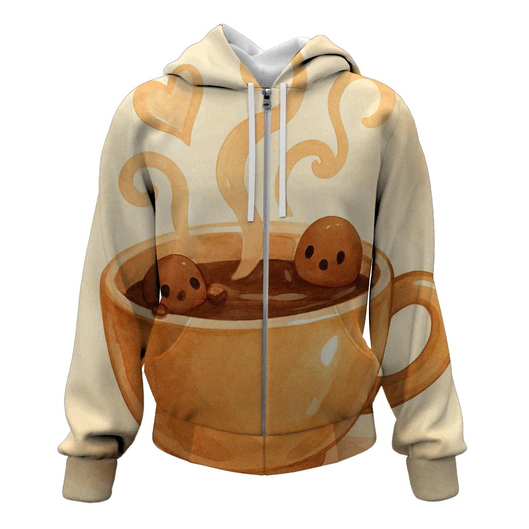 Aroma Wisp Playful printed hoodies
