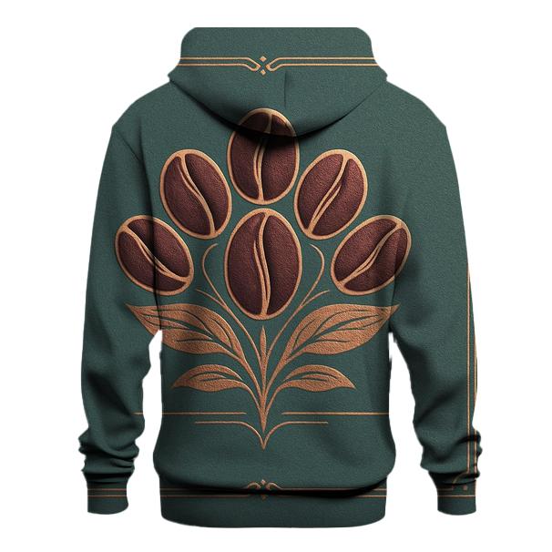 Bean Bloom Emblem embroidered hoodies