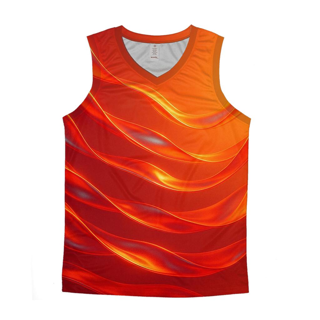 Sunset Silk Currents casual summer tank tops
