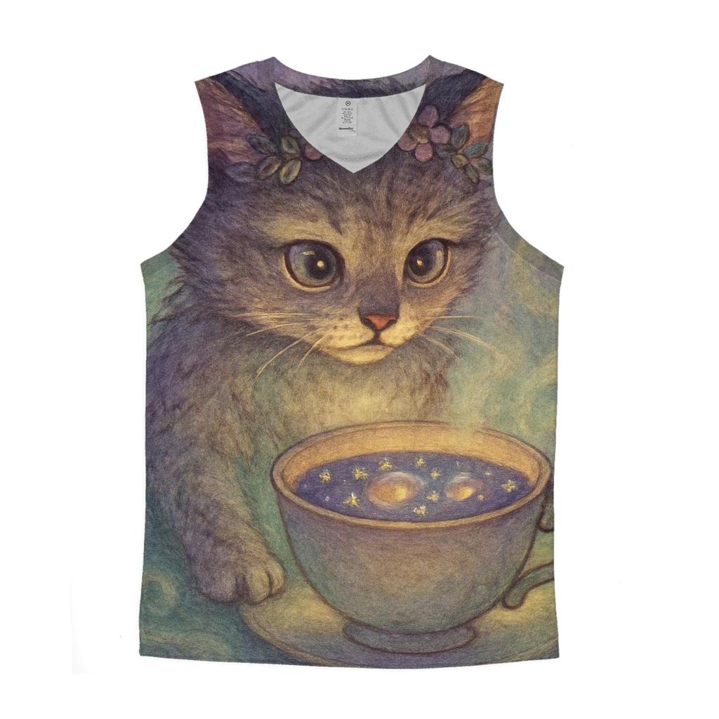Tea Leaf Oracle Cat sports performance tank tops