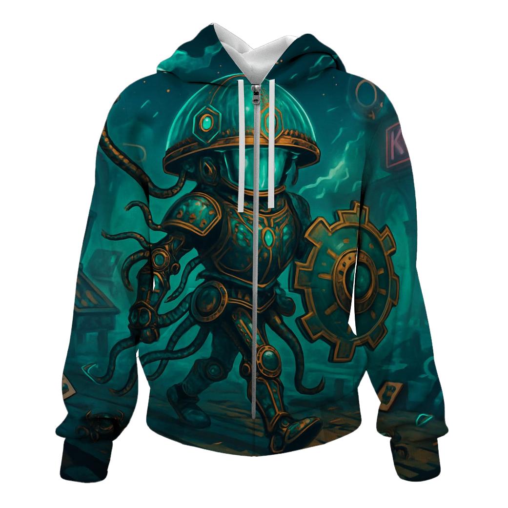 Clockwork Jelly Knight hoodies fashion