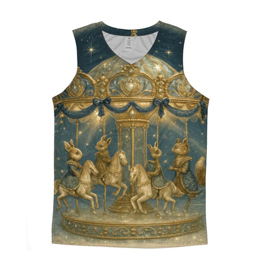 Victorian Ornament Carousel stylish racerback tanks