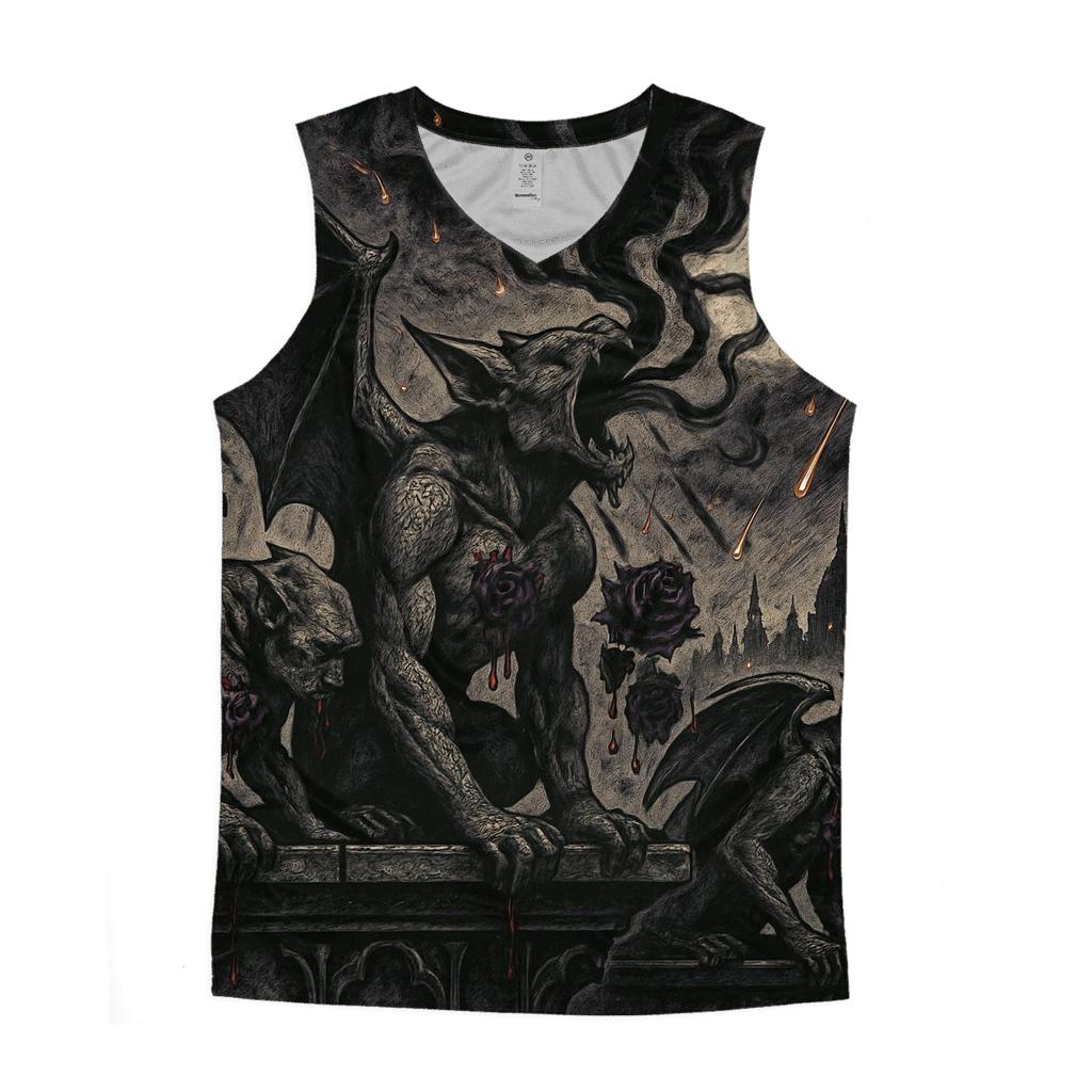 Nocturne Of The Bleeding Gargoyles stylish racerback tanks