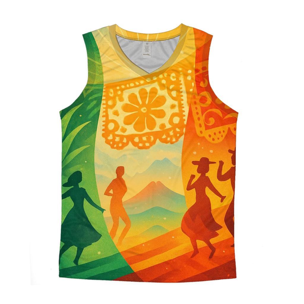 Fiesta Woven Sky custom tank tops