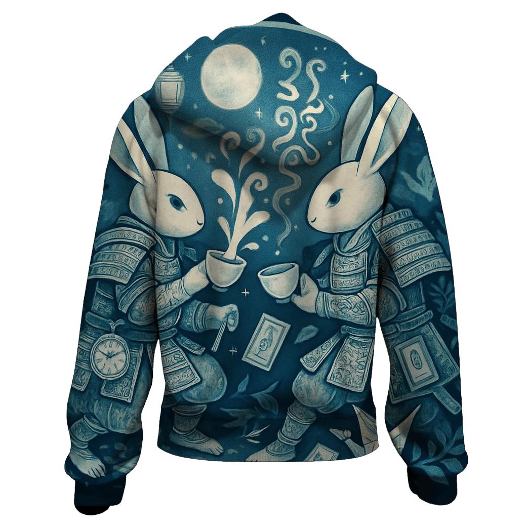 Moonlight Tea Duel pullover hoodies