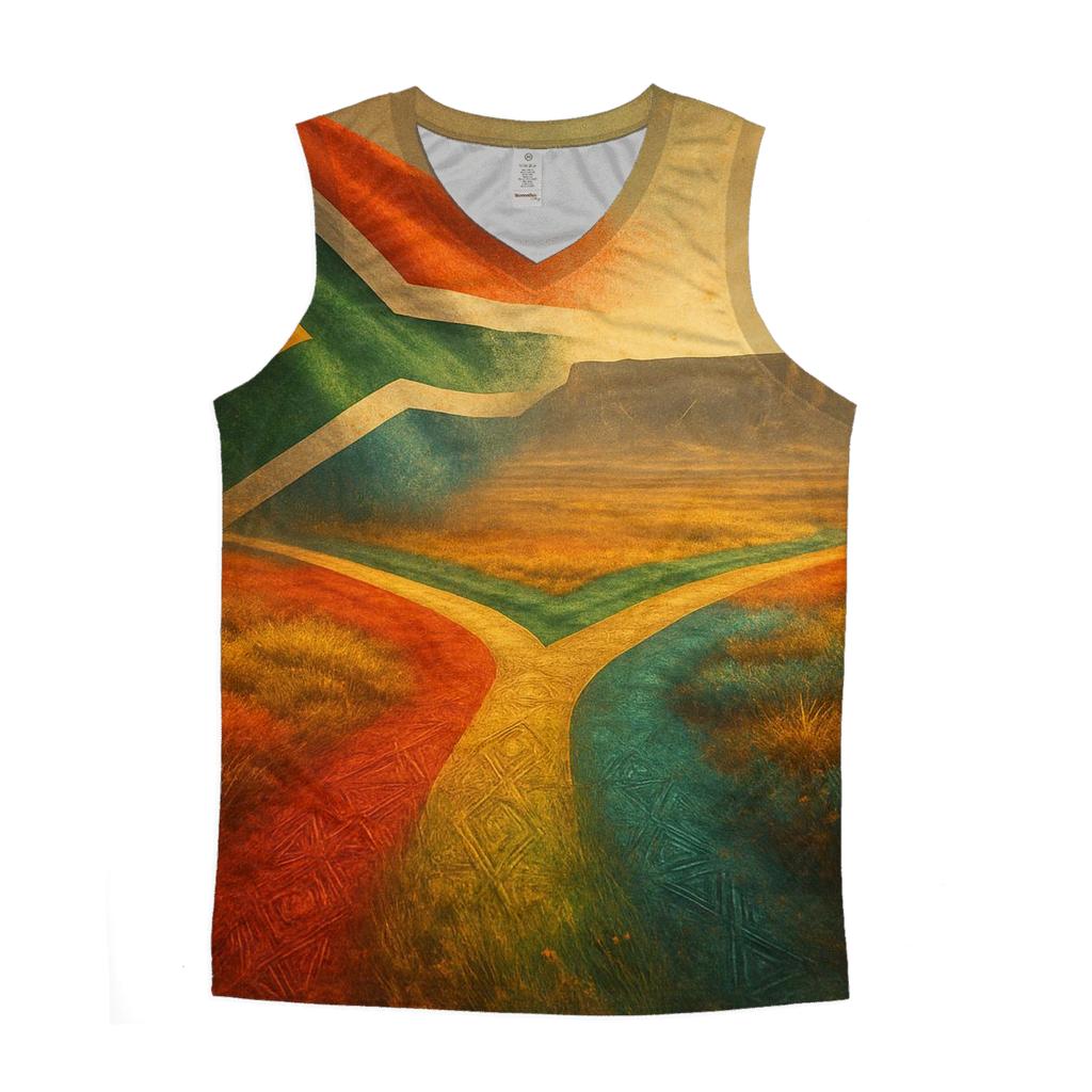 Rainbow Plateau designer workout tanks