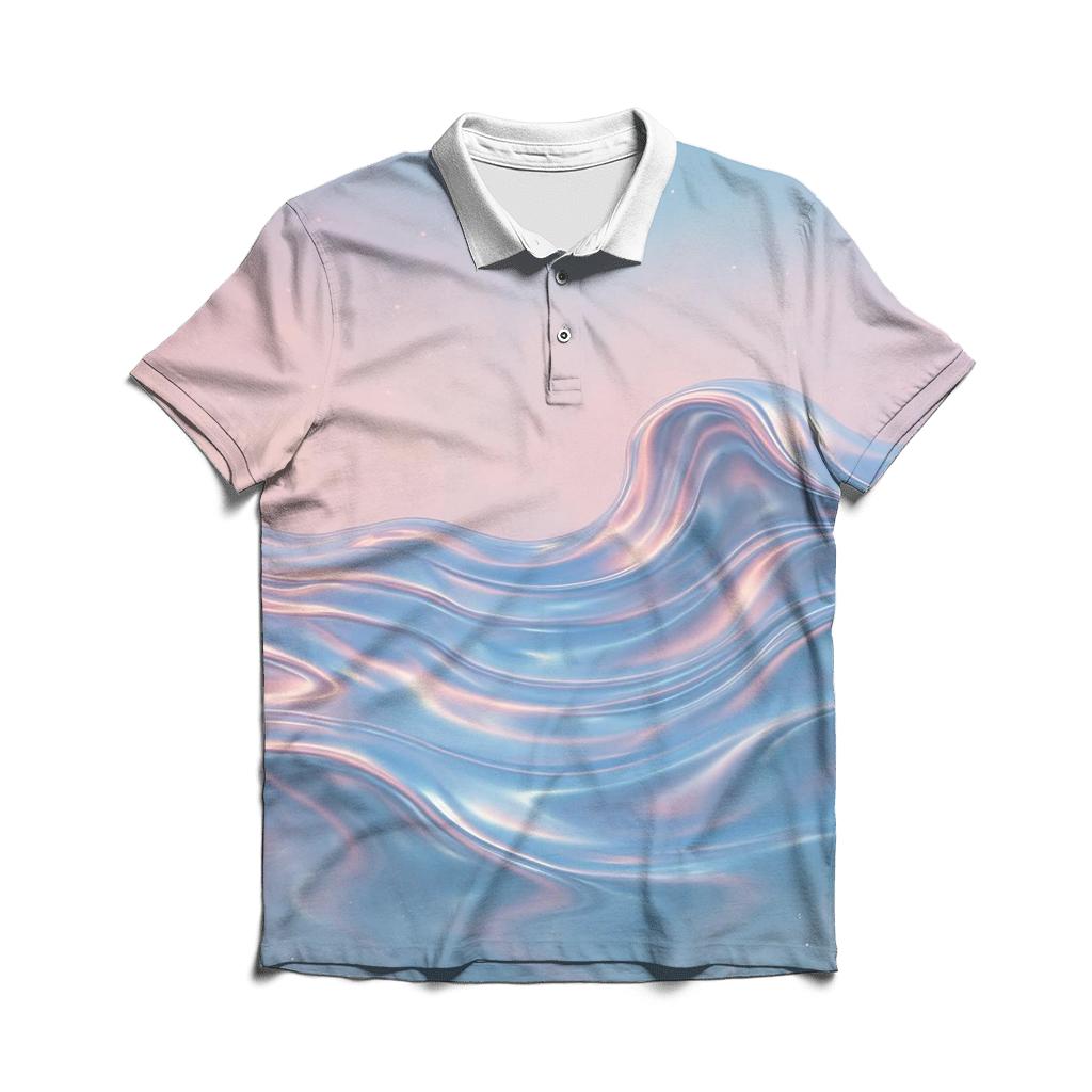 Aurora Liquid Horizon custom polo shirts