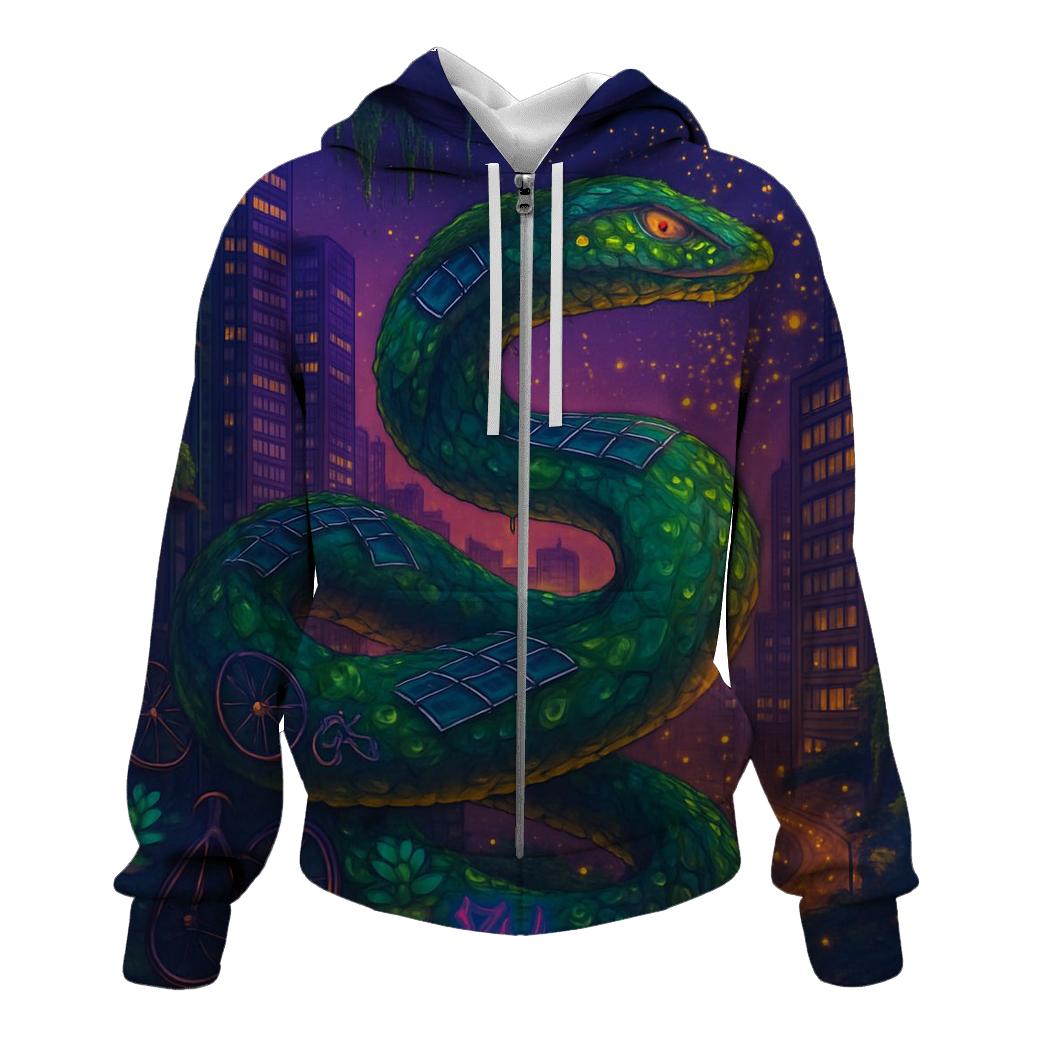 Skyscraper Garden Serpent designer hoodies