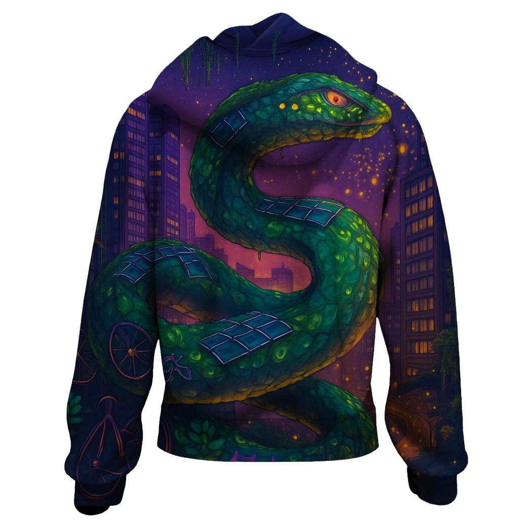 Skyscraper Garden Serpent designer hoodies