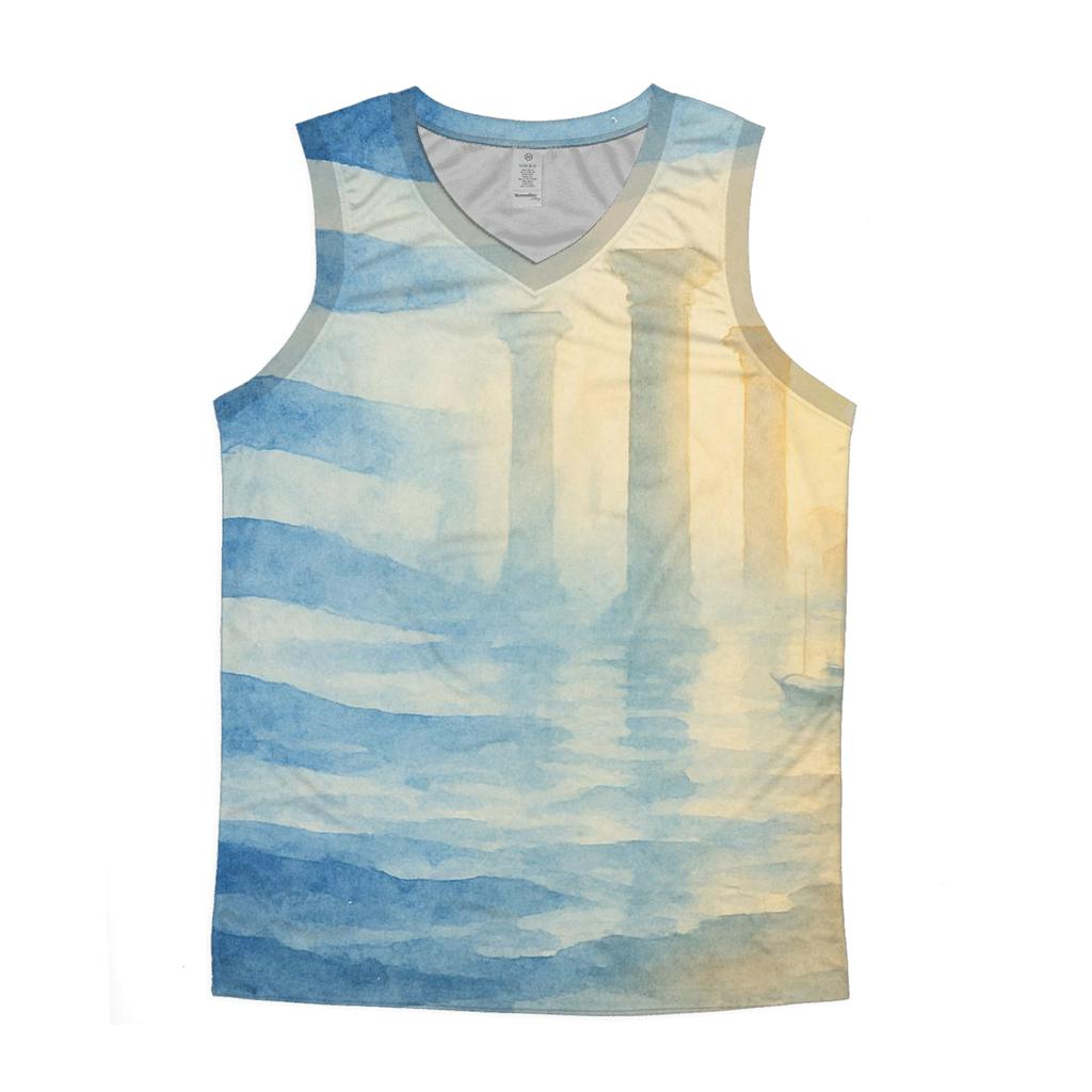 Aegean Ripple trendy fitted tank tops