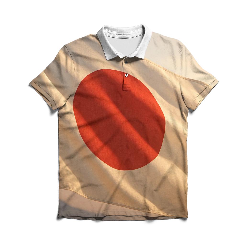 Rising Sun Silk personalized polo shirts