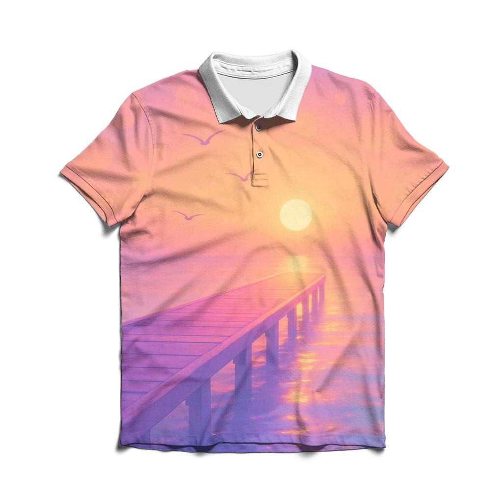 Lavender Pier Reverie stylish collar polo tees
