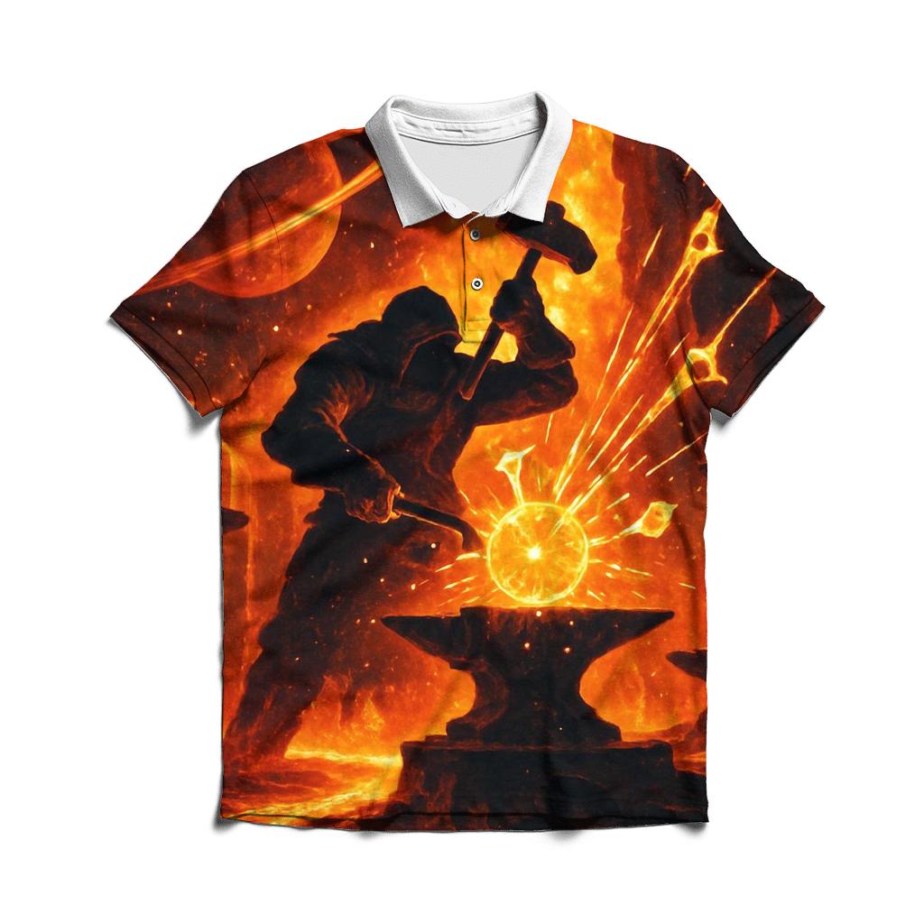 Solar Forge personalized polo shirts