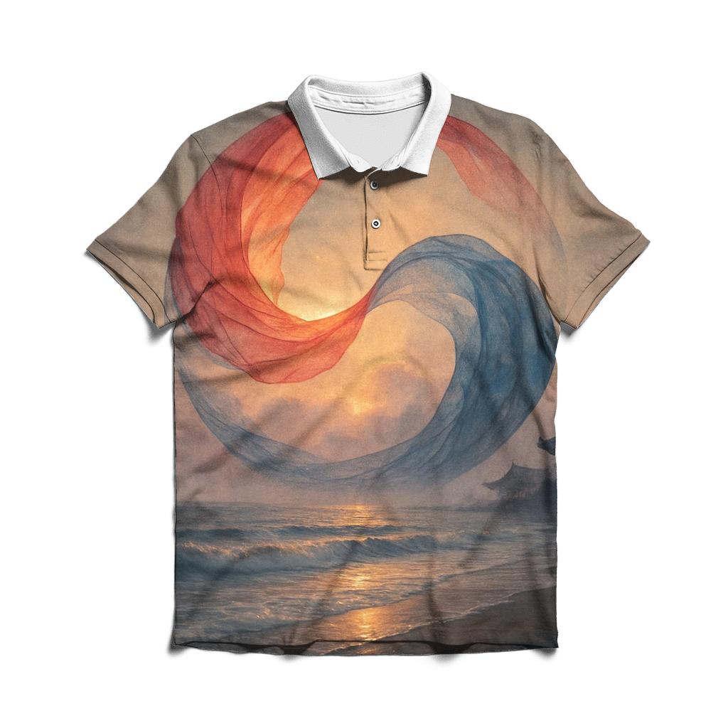 Taeguk Glow personalized polo shirts