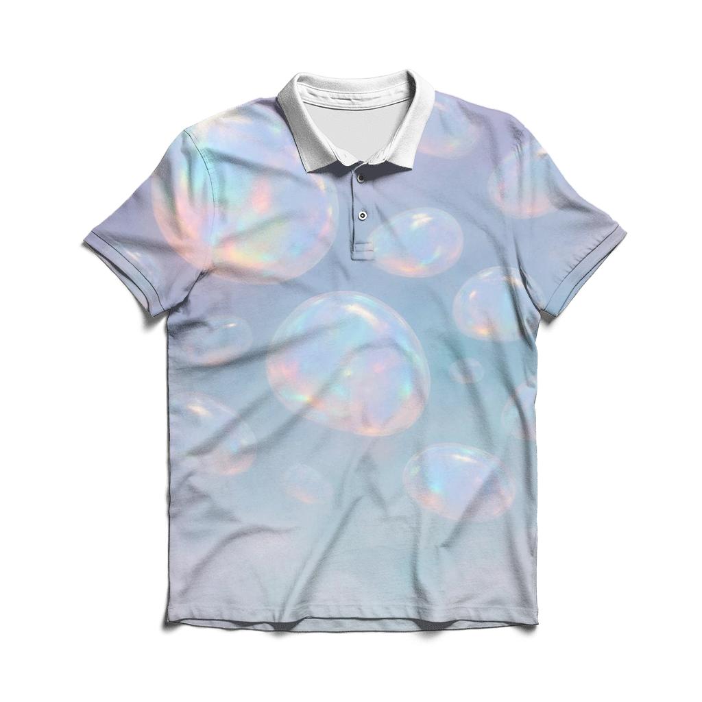 Opal Fog Sonata embroidered polo tops