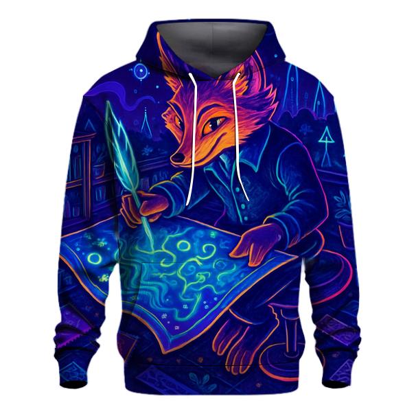 Neon Fox Cartographer lightweight hoodies