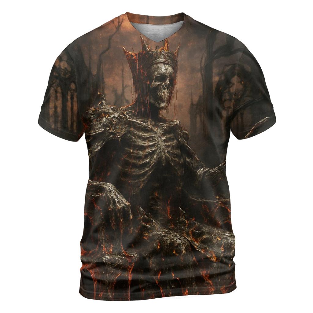 Throne Of Ashen Kings creative print fashion shirts