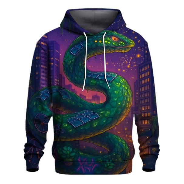 Skyscraper Garden Serpent zip-up hoodies