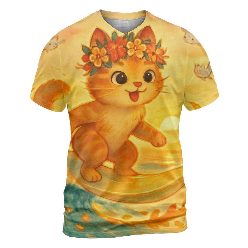 Surfboard Suncat personalized full print shirts