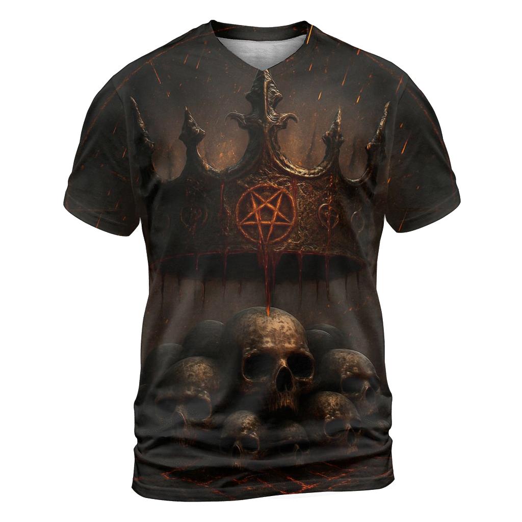 Crown Of Falling Cinders unique graphic print tees