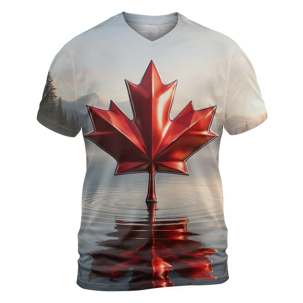 Maple Reflection personalized full print shirts