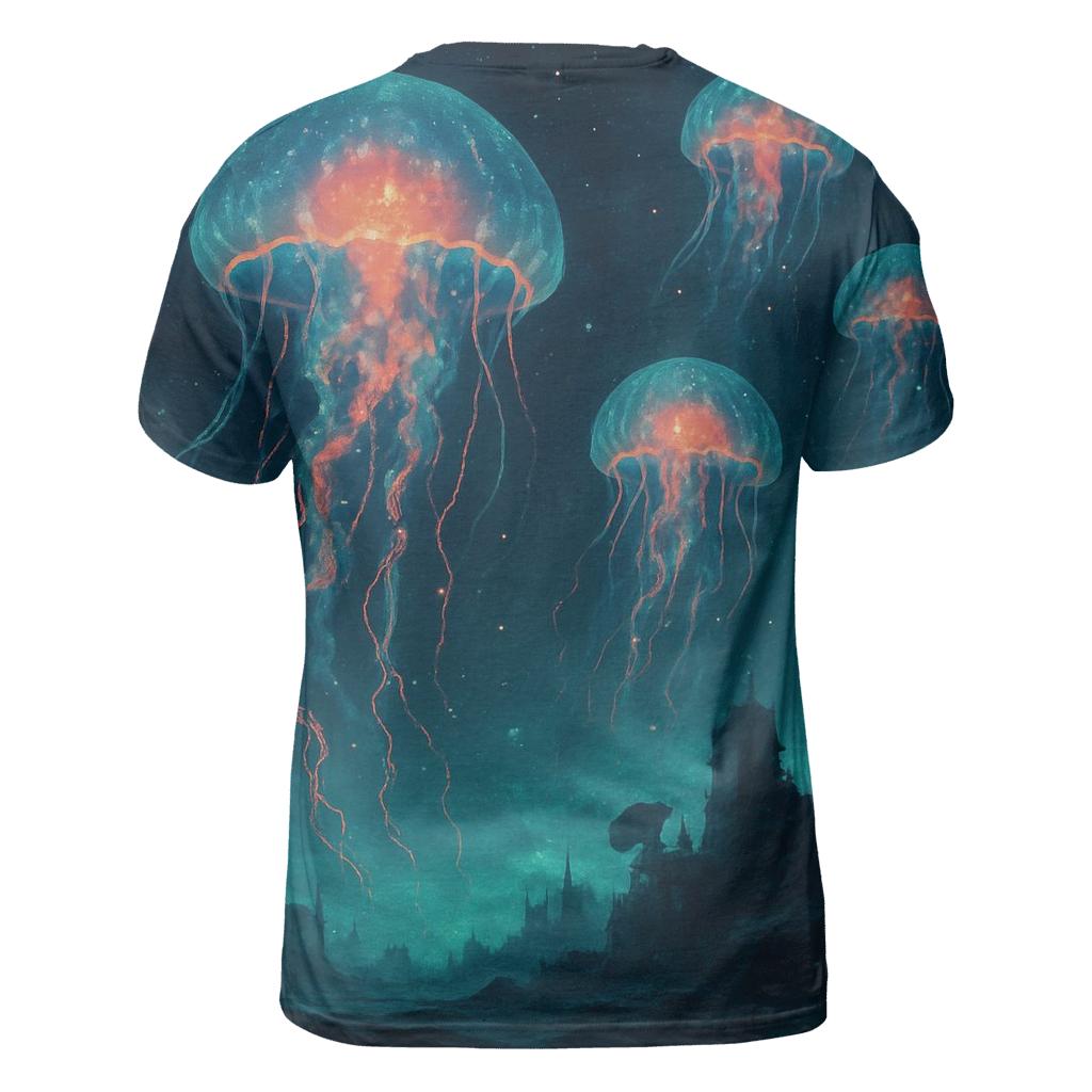 Quantum Jellyfish statement graphic shirts