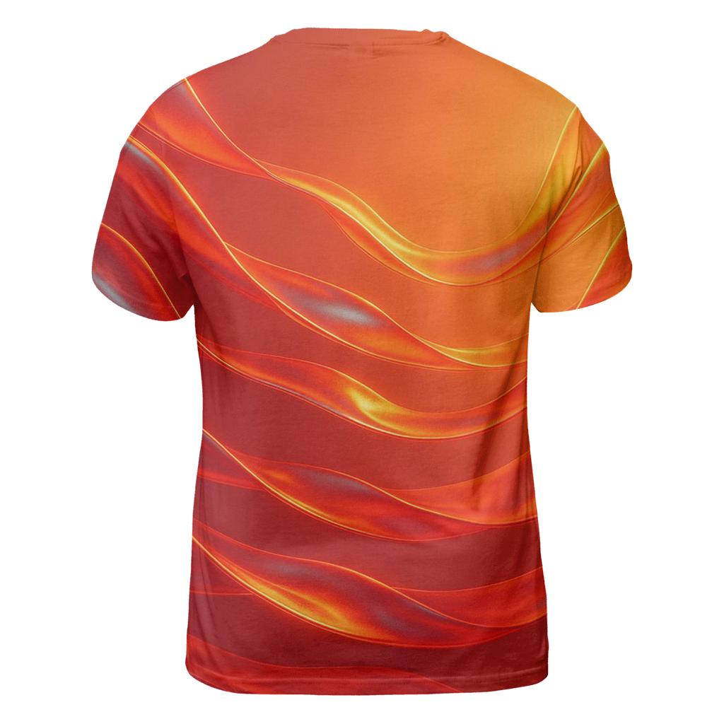 Sunset Silk Currents trendy printed shirt styles