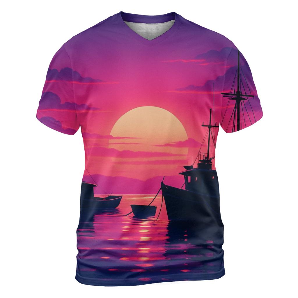 Violet Harbor Echoes trendy printed shirt styles