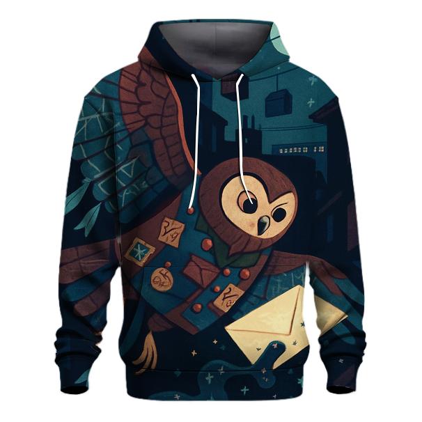 Chromatic Courier Owl premium hoodies