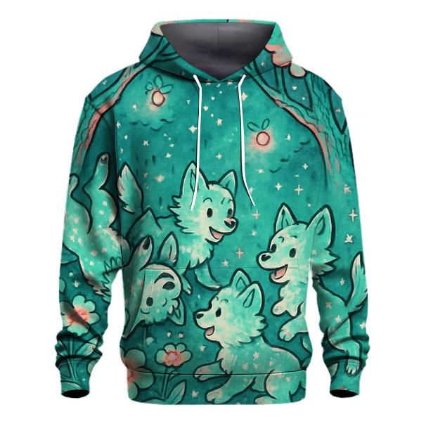 Celestial Pup Garden hoodie trends