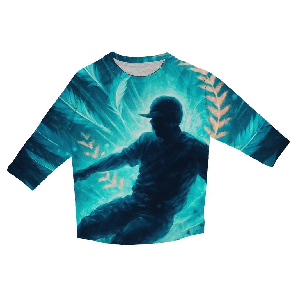 Blue Jays Feather Impact personalized 3/4 sleeve tees