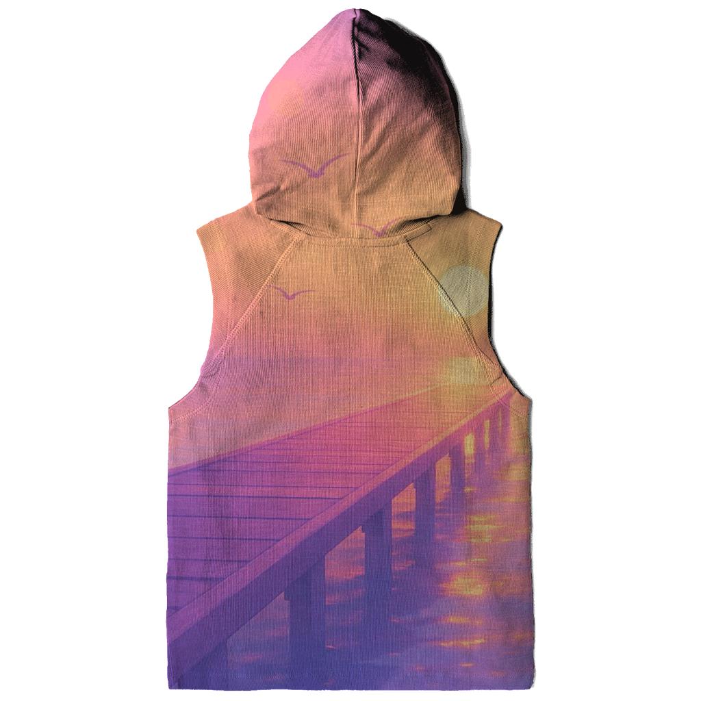 Lavender Pier Reverie embroidered hoodies