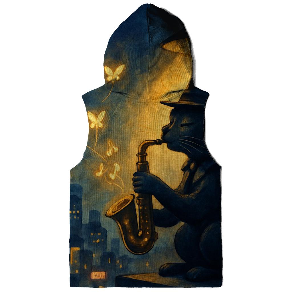 Rooftop Jazz Stray graphic hoodies