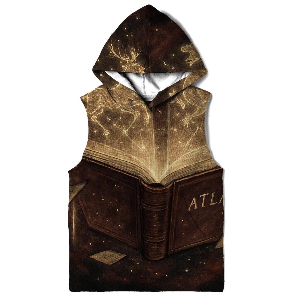 Constellation Atlas embroidered hoodies