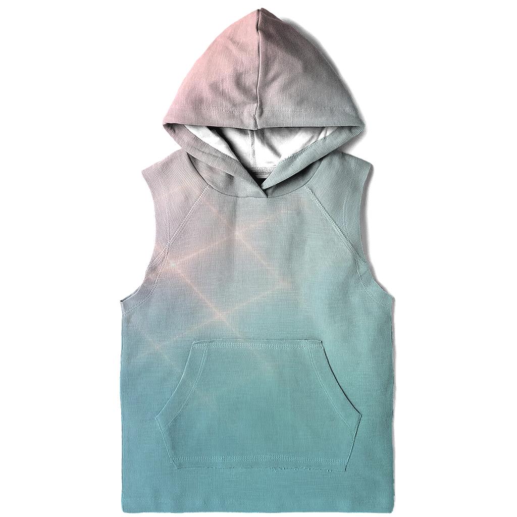 Mint Mirage Grid premium hoodies