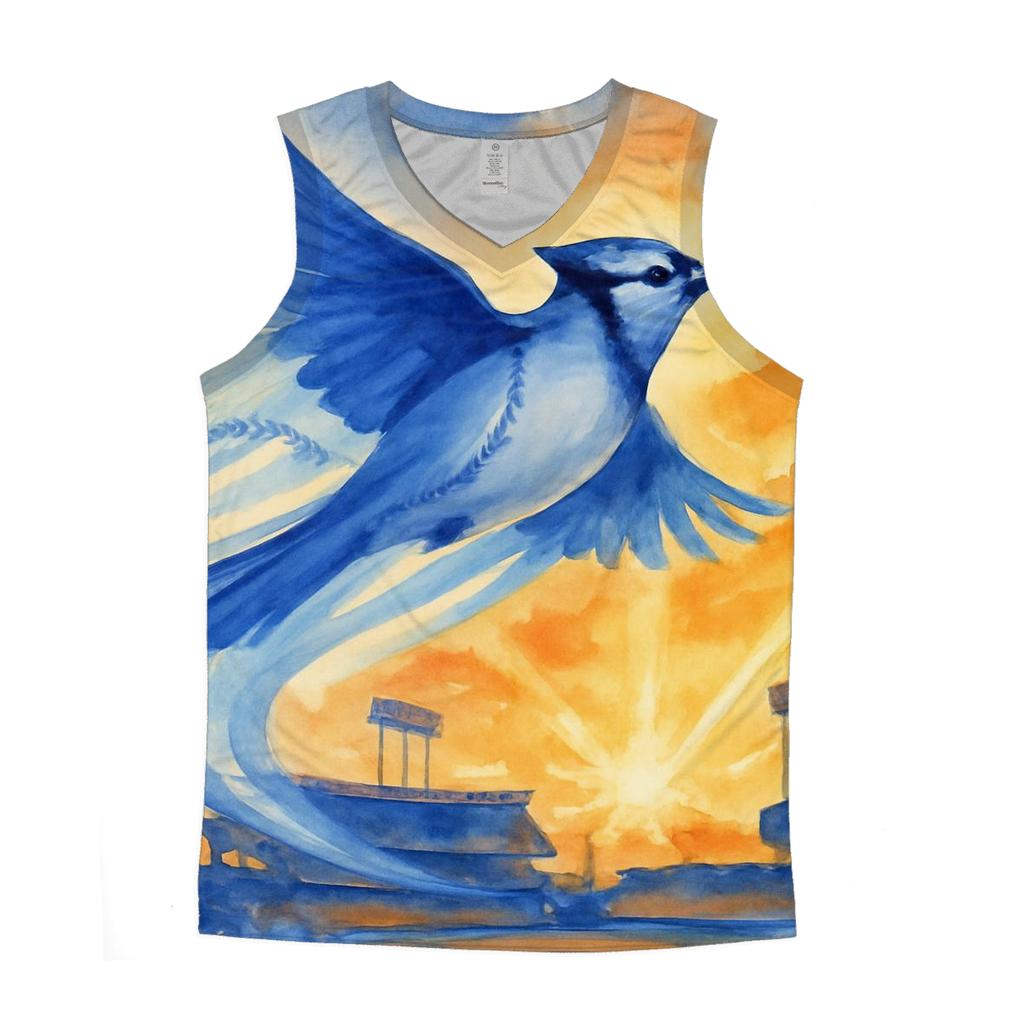 Dove Over Dodger Field sports performance tank tops