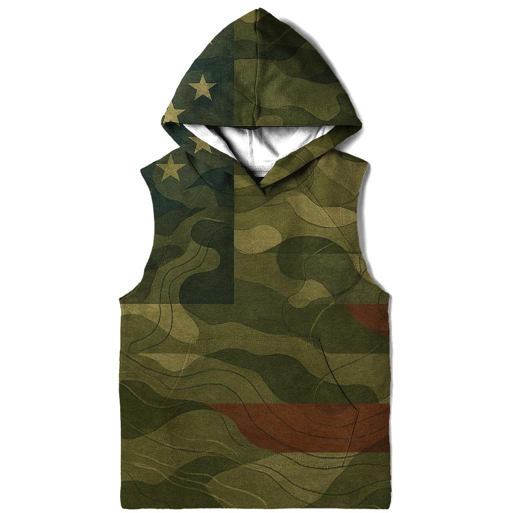 Camouflage Liberty Merge zip-up hoodies