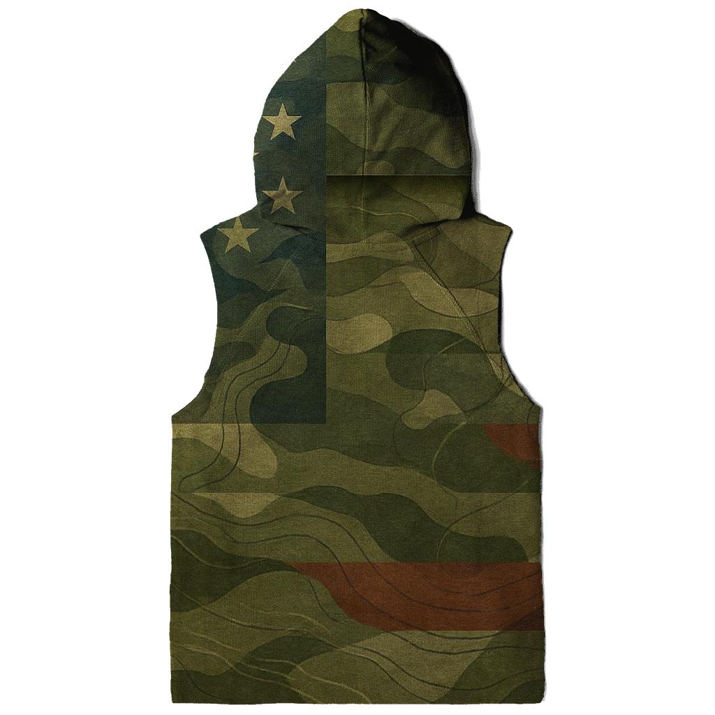 Camouflage Liberty Merge zip-up hoodies