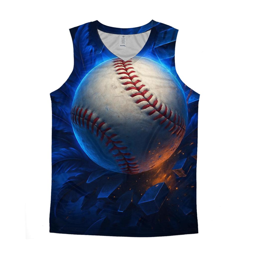 Home Run Blue Jays Momentum sports performance tank tops