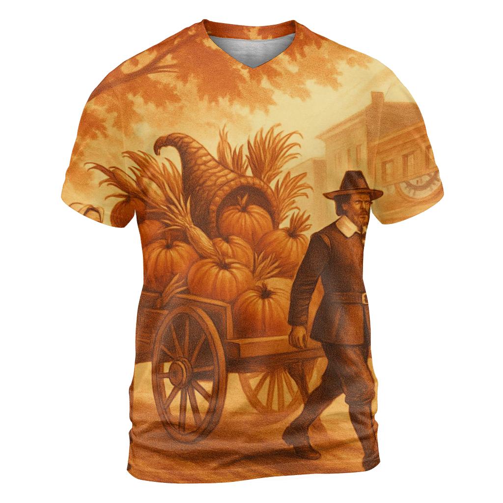 Golden Harvest Caravan designer pattern shirts