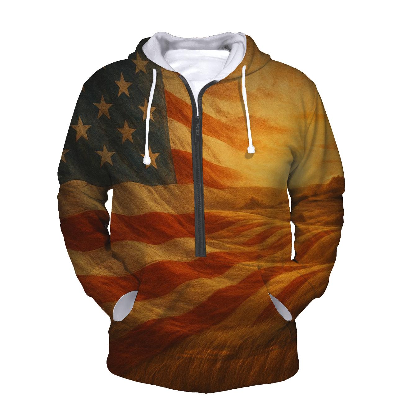 Harvest Stars Panorama heavyweight hoodies