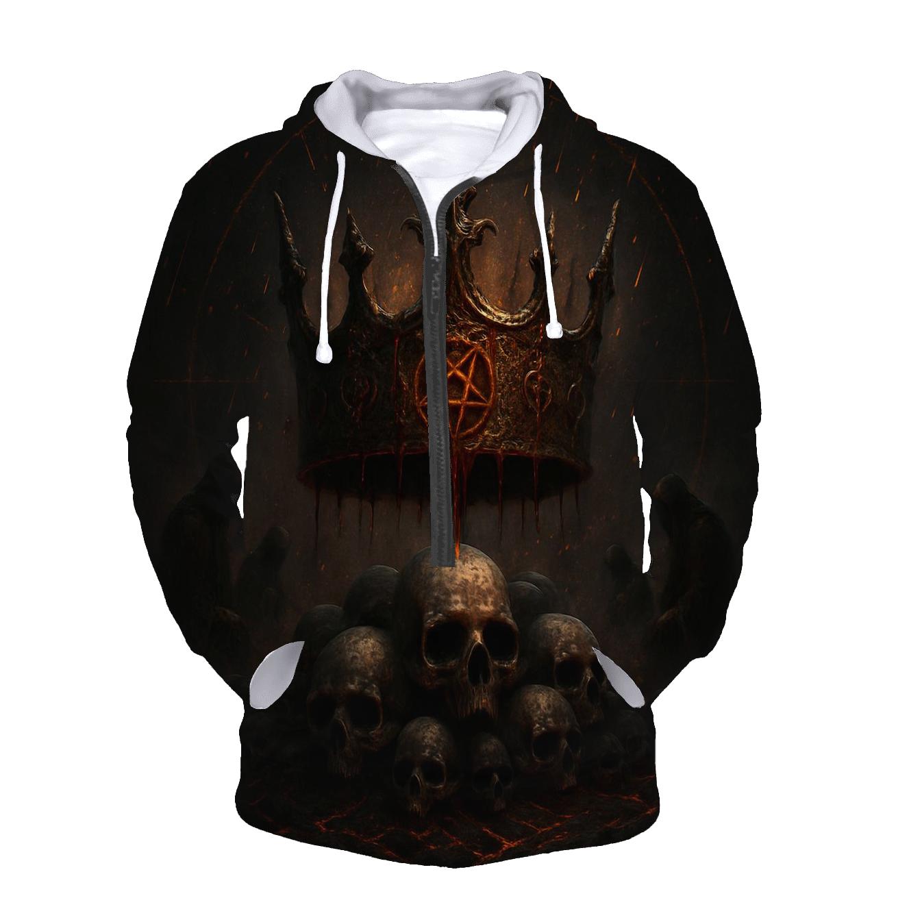Crown Of Falling Cinders premium hoodies