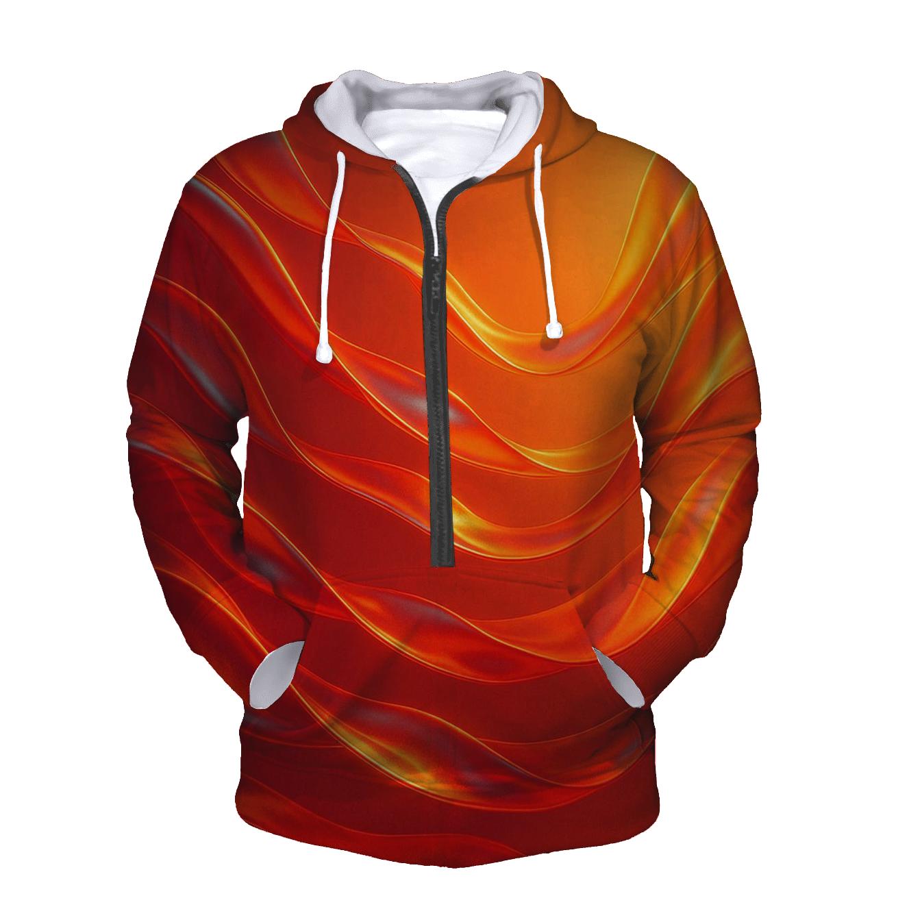 Sunset Silk Currents pullover hoodies