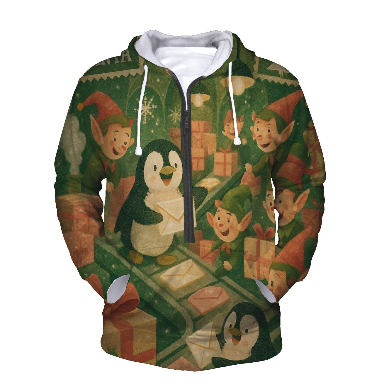 North Pole Post Office Rush pullover hoodies