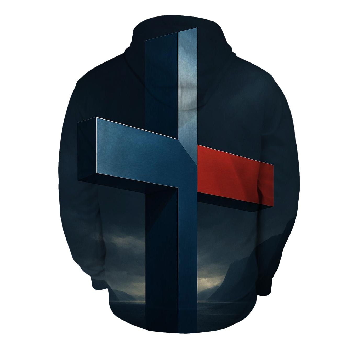 Fjord Banner embroidered hoodies