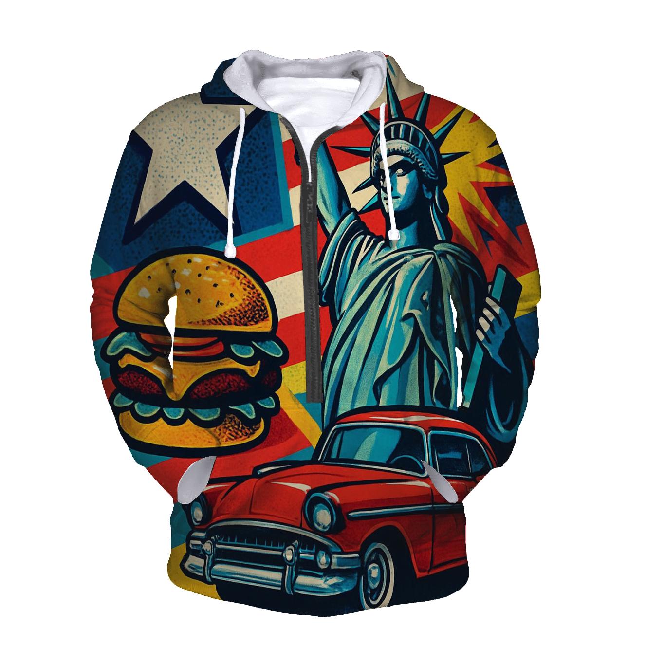 Pop Americana Collage hoodies fashion