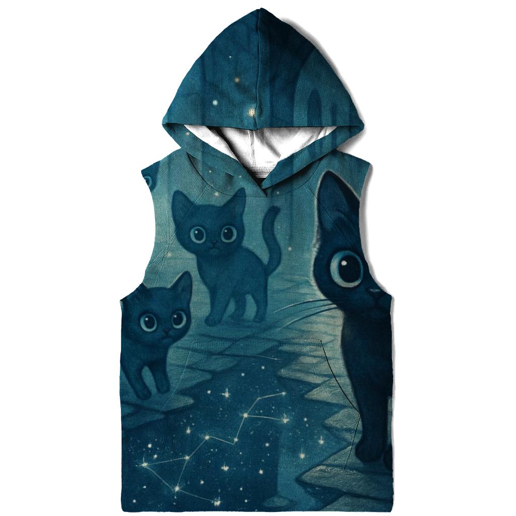 Constellation Alley Paws embroidered hoodies