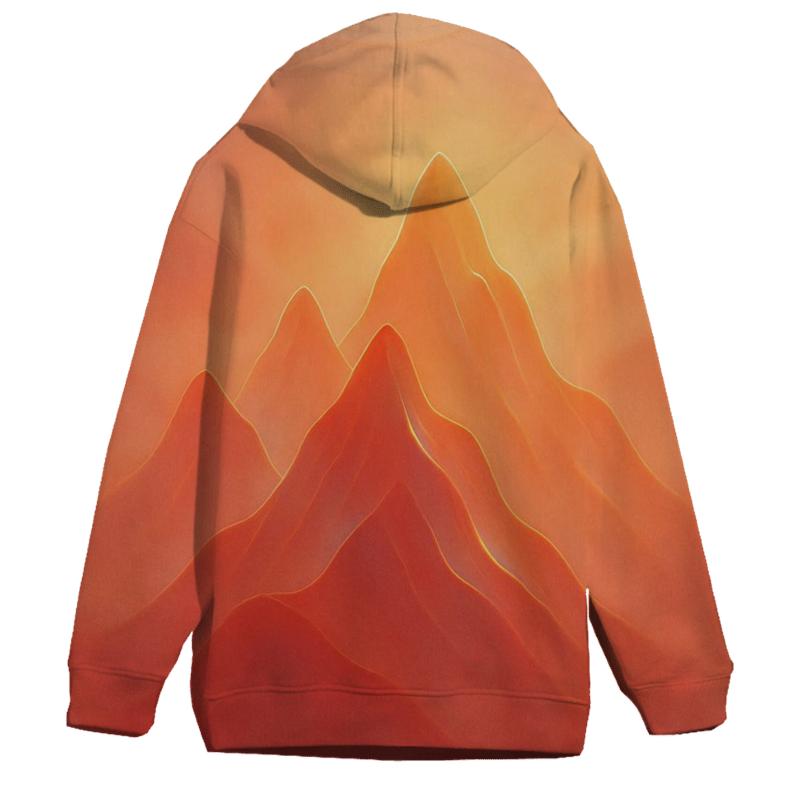 Chromatic Mountain Veil pullover hoodies