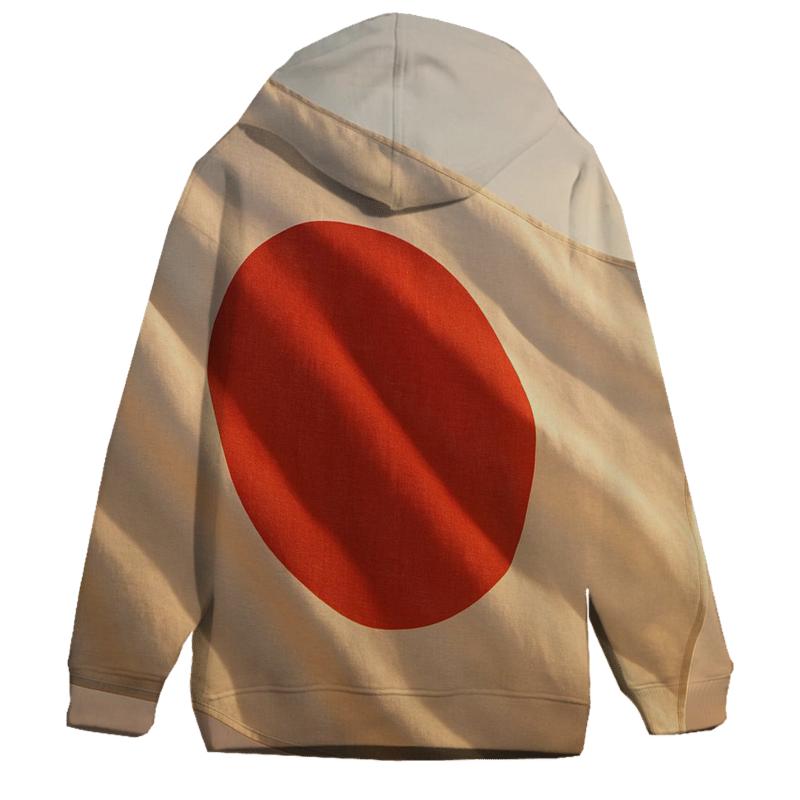 Rising Sun Silk zip-up hoodies