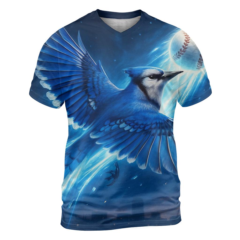 Skyward Blue Jays Flight unique graphic print tees